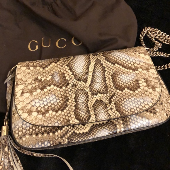 Gucci Handbags - Gucci  python leather